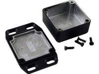Hammond Electronics 1590WLLBFLBK Universele behuizing 50 x 50 x 25 Aluminium Zwart 1 stuk(s) - thumbnail