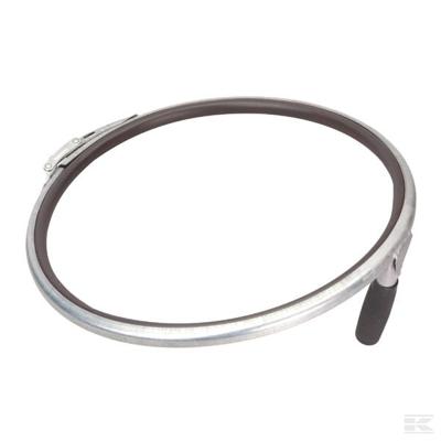 Afvalzakhouder-ring voor kantonnier, diameter 40 cm, verzinkt