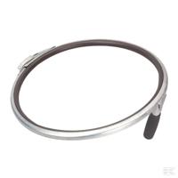 Afvalzakhouder-ring voor kantonnier, diameter 40 cm, verzinkt - thumbnail