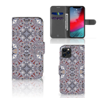 Apple iPhone 11 Pro | Bookcase | Flower Tiles | Portemonnee hoesje - thumbnail