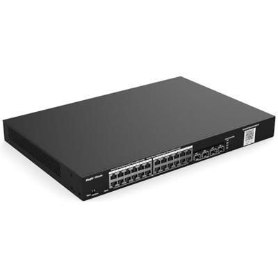 Ruijie 24-poorts Gigabit L2 beheerde POE-switch