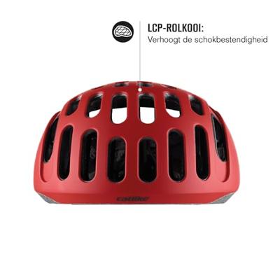 Buzaglo Catlike racehelm whisper ii maat m mat rood/glans zwart