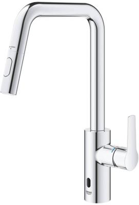 Grohe Start E keukenmengkraan met handmatige en touch-free bediening chroom