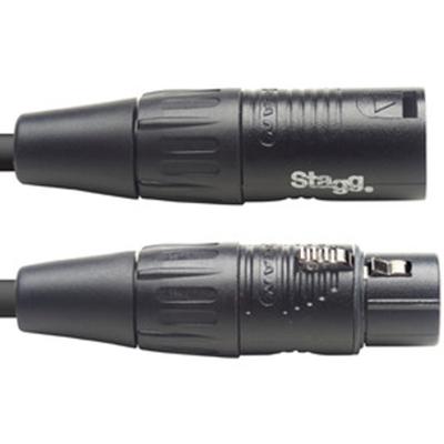Stagg NDX5R-3 DMX-kabel 3-pin XLR 5 meter Stagg NDX5R-3 DMX-kabel 3-pin XLR 5 meter