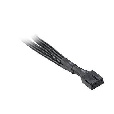PC-ventilator Y-kabel [1x PC-ventilatorstekker 3-polig - 1x PC-ventilatorbus 4-polig] 0.15 m Zwart Akasa