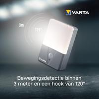 Varta 16634101421 Motion Sensor Outdoor Light Campinglamp LED 40 lm werkt op batterijen 60 g Grijs - thumbnail