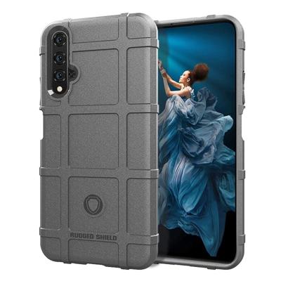 Schokbestendige beschermer cover volledige dekking siliconen case voor Huawei Honor 20 (grijs) Schokbestendige beschermer cover volledige dekking siliconen case voor Huawei Honor 20 (grijs)