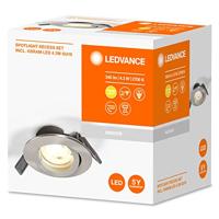 LEDVANCE RECESS DOWNLIGHT TWISTLOCK GU10 LED-inbouwlamp voor badkamer LED GU10 4.5 W IP20 Nikkel - thumbnail