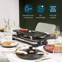 Princess 162650 Gourmetstel 10 pannen, Anti-aanbaklaag, Grillfunctie, Kabelgebonden, Controlelampje Zwart - thumbnail