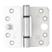 BSW glijlagerscharnier - 818 Allround - SKG*** - afgerond - 89x102x3 mm - gegalvaniseerd - thumbnail