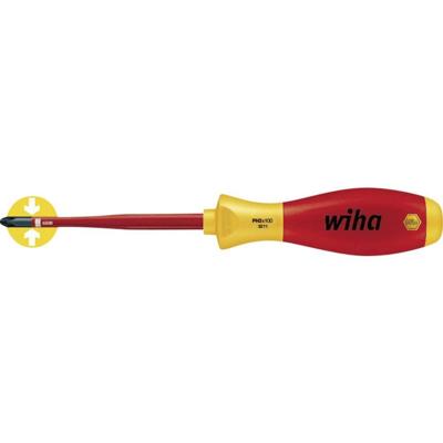 Wiha Schroevendraaier | maat PH 2 | klinglengte 100 mm VDE geïsoleerd | 1 stuk - 35394 - 35394