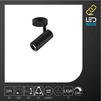 SLV 1004386 NUMINOS S LED-plafondlamp LED vast ingebouwd 11 W Zwart - thumbnail