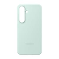 Samsung Silicone Silicon Case Samsung Galaxy S25 Mint Stootbestendig - thumbnail
