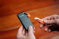 Verbatim Pocket 1 TB Externe SSD harde schijf USB-C 3.2 Gen 2 Zwart, Oranje 32193 - thumbnail