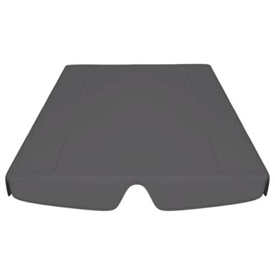 Vervangingsluifel voor schommelbank 150/130x105/70 cm antraciet