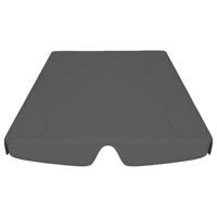 Vervangingsluifel voor schommelbank 150/130x105/70 cm antraciet - thumbnail