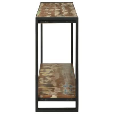 Wandtafel Multikleur 120 x 33 x 75 cm massief gerecycled hout