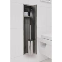 Looox Closed closetborstelgarnituur - rvs geborsteld cl6 - thumbnail