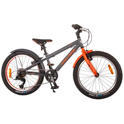 Volare rocky kinderfiets - 20 inch - grijs oranje - 6 speed - prime collection