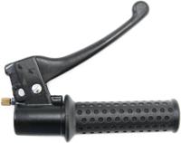 Domino gasdraaigreep armatuur "scooters throttle grips alu sw 1-pull, brake leve - thumbnail