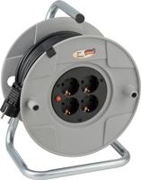 Brennenstuhl 1099150001 Kabelhaspel 25.00 m Zwart Randaarde stekker - thumbnail