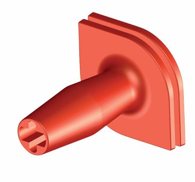 Gedore 108 UNI beschermende handgreep PVC voor beitel rood 8658500