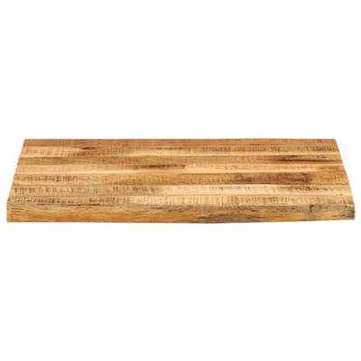 Tafelblad met natuurlijke rand 40x40x3,8 cm massief mangohout Tafelblad met natuurlijke rand 40x40x3,8 cm massief mangohout