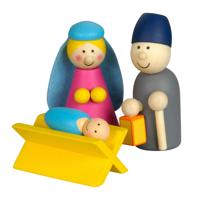 Kerststal Hout - thumbnail