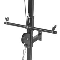 Home gym met 2 katrollen wandgemonteerd - thumbnail