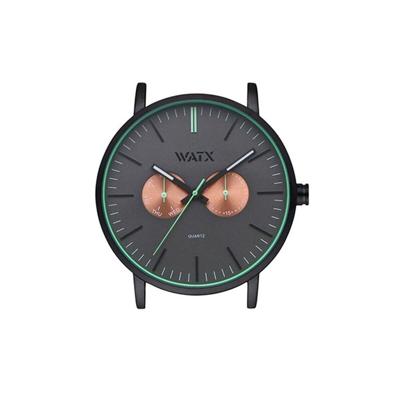 Horloge Uniseks Watx & Colors WXCA2723 Zwart Grijs (Ø 44 mm) Horloge Uniseks Watx & Colors WXCA2723 Zwart Grijs (Ø 44 mm)