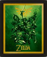The Legend of Zelda 3D Lenticular Poster (Link) 29 x 24 cm - thumbnail