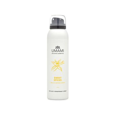Umami Exclusive Cosmetics Sweet Spices Deodorant Spray Vanilla & Saffron 150ml