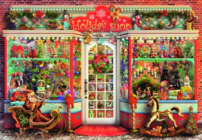 Clementoni legpuzzel kerstwinkel - 1000st.