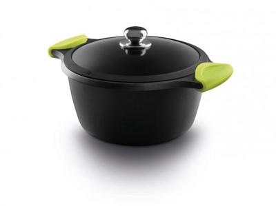 Pan met Deksel Castey F3 IO24 24CM Zwart 1,8 L Pan met Deksel Castey F3 IO24 24CM Zwart 1,8 L