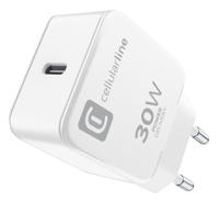 Cellularline USB-oplader 30 W USB-C USB PD Wit Thuis Snellader, USB Power Delivery (USB-PD) - thumbnail