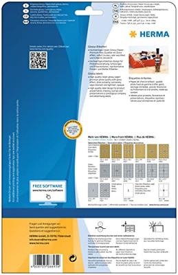 Etiket herma 8895 210x297mm a4 glossy wit Etiket herma 8895 210x297mm a4 glossy wit