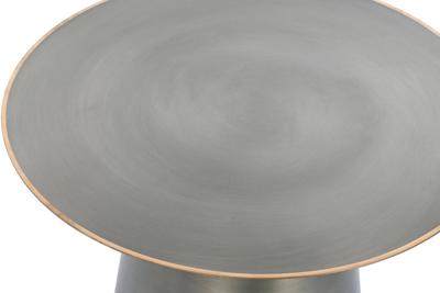 Bijzettafel DKD Home Decor Gouden Donker grijs Metaal 60 x 60 x 37 cm