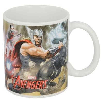 Mok The Avengers Infinity Wit Keramisch Rood (350 ml)