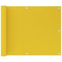 VidaXL Balkonscherm 75x600 cm hdpe geel - thumbnail