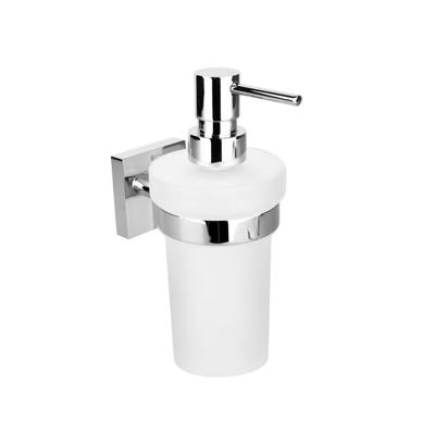 Zeepdispenser Sapho X-Square Hangend 230 ML Chroom / Melkglas Sapho Zeepdispenser Sapho X-Square Hangend 230 ML Chroom / Melkglas Sapho