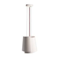 Deko Light Twister II 342145 Hanglamp LED, Halogeen E27 40 W Wit - thumbnail