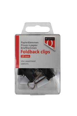Quantore Foldback clips 19 mm, 12st.