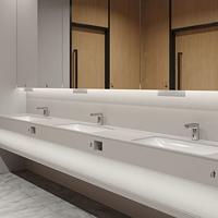 Elektronische Wastafelkraan HansGrohe Vernis Blend Gemengd Water en Batterij Chroom - thumbnail