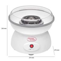 Suikerspinmachine rood-wit - thumbnail