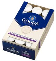 Gouda Waxinelicht 6 uur wit 45 Stuks - thumbnail