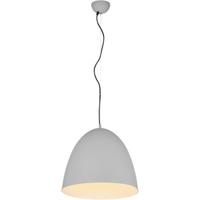Moderne LED Hanglamp - E27 Fitting - Mat Grijs Aluminium - thumbnail