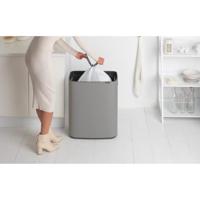 Brabantia 223129 vuilnisbak 60 l Rechthoekig Kunststof Grijs - thumbnail