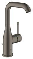 Grohe Wastafelmengkraan Essence 1 Hendel Met Waste L Hard Graphite Geborsteld - thumbnail