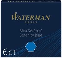 Waterman inktpatronen blauw 6X - thumbnail