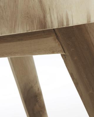 Kave Home Ronde Bijzettafel 'Wellcres' Mungurhout, 65cm